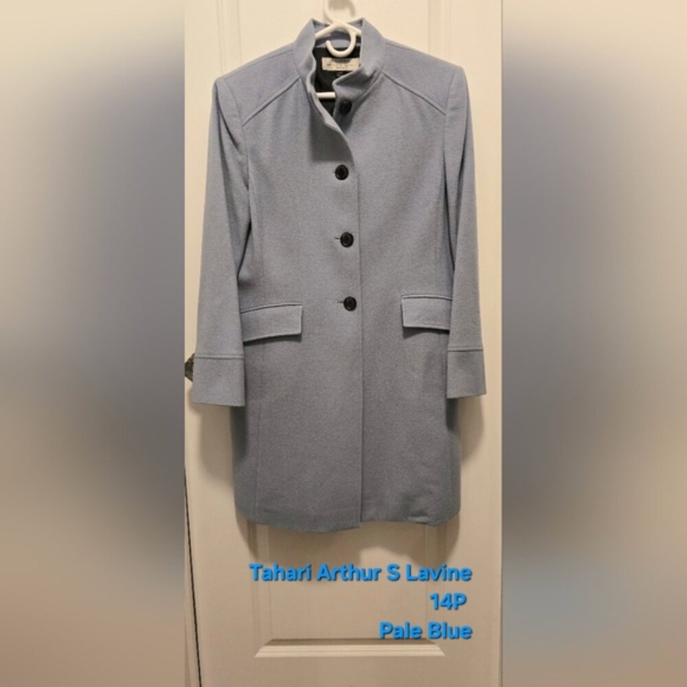 Tahari Arthur S. Levine Wool Coat, Size 14P